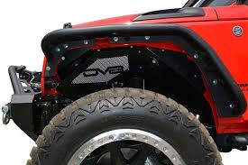 DV8 Black Aluminum Inner Front Fender INFEND-01FB